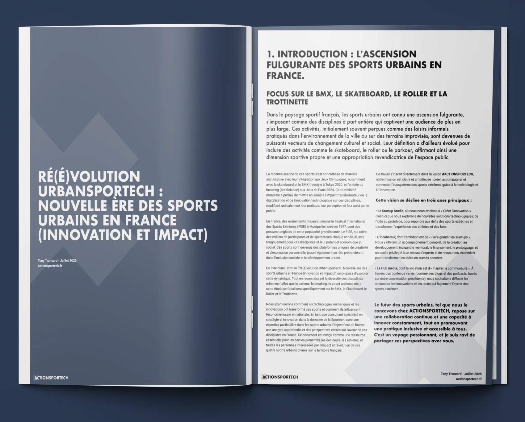 Aperçu du livre blanc Ré(é)volution UrbanSportech